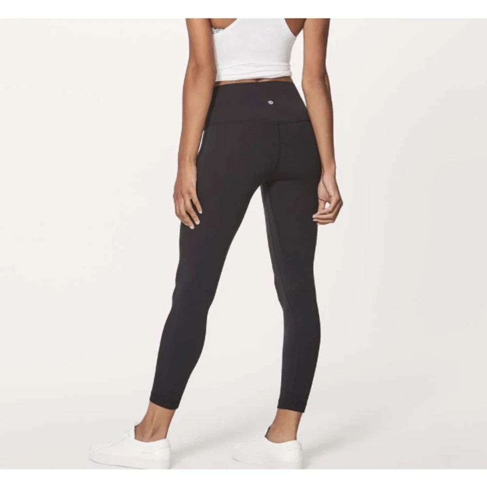 Lululemon Women's Align II High Rise Leggings Black 27" Size 12 Buttery Soft